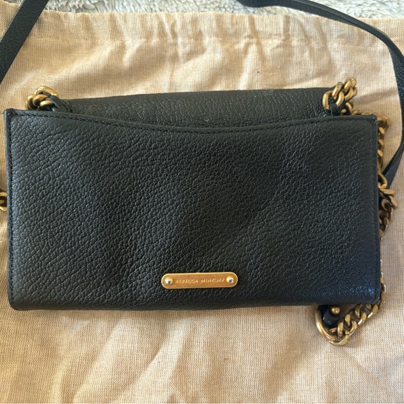 Rebecca Minkoff Black Chain Strap Women's Bag - Picture 7 of 8